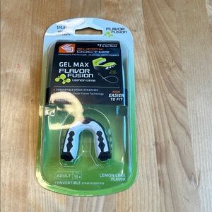 Gel Max Mouthguard - White & Black (Lemon Lime)